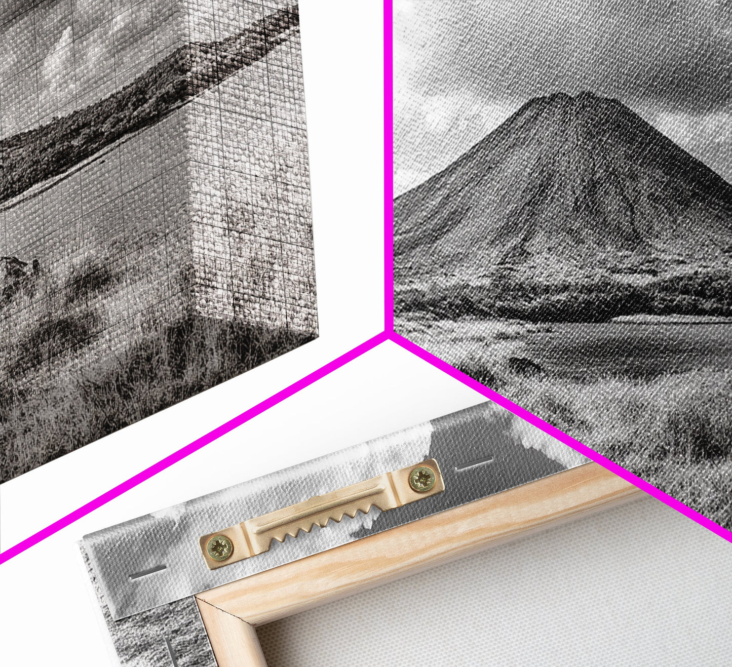 Volcano Peak, Dramatic Clouds, Nature Power, Canvas Print, Mountain Wall Art, Office Nature Photography, Landscape Fine Art Print