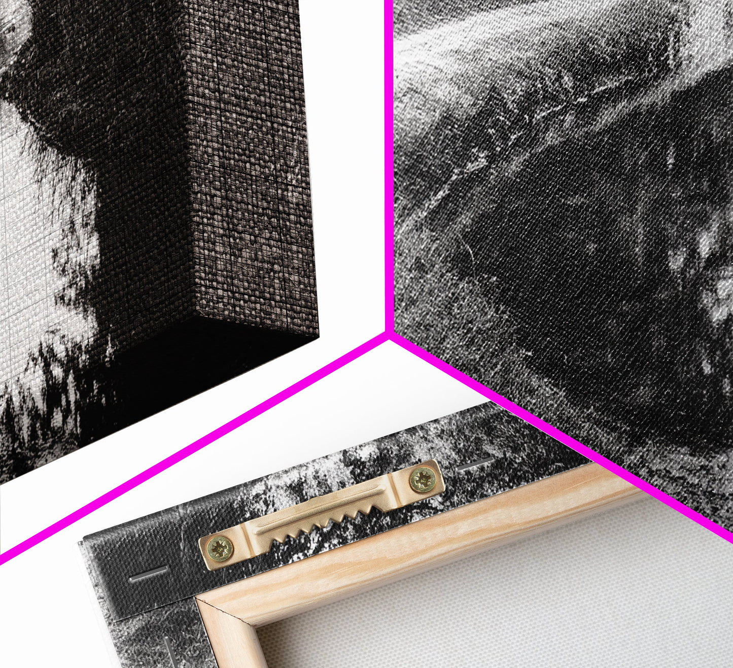 River Bend Trail, Peaceful Water Path, Tranquil Forest Landscape, Nature-Inspired Rustic Decor, Autumn Wall Art, Canvas Print