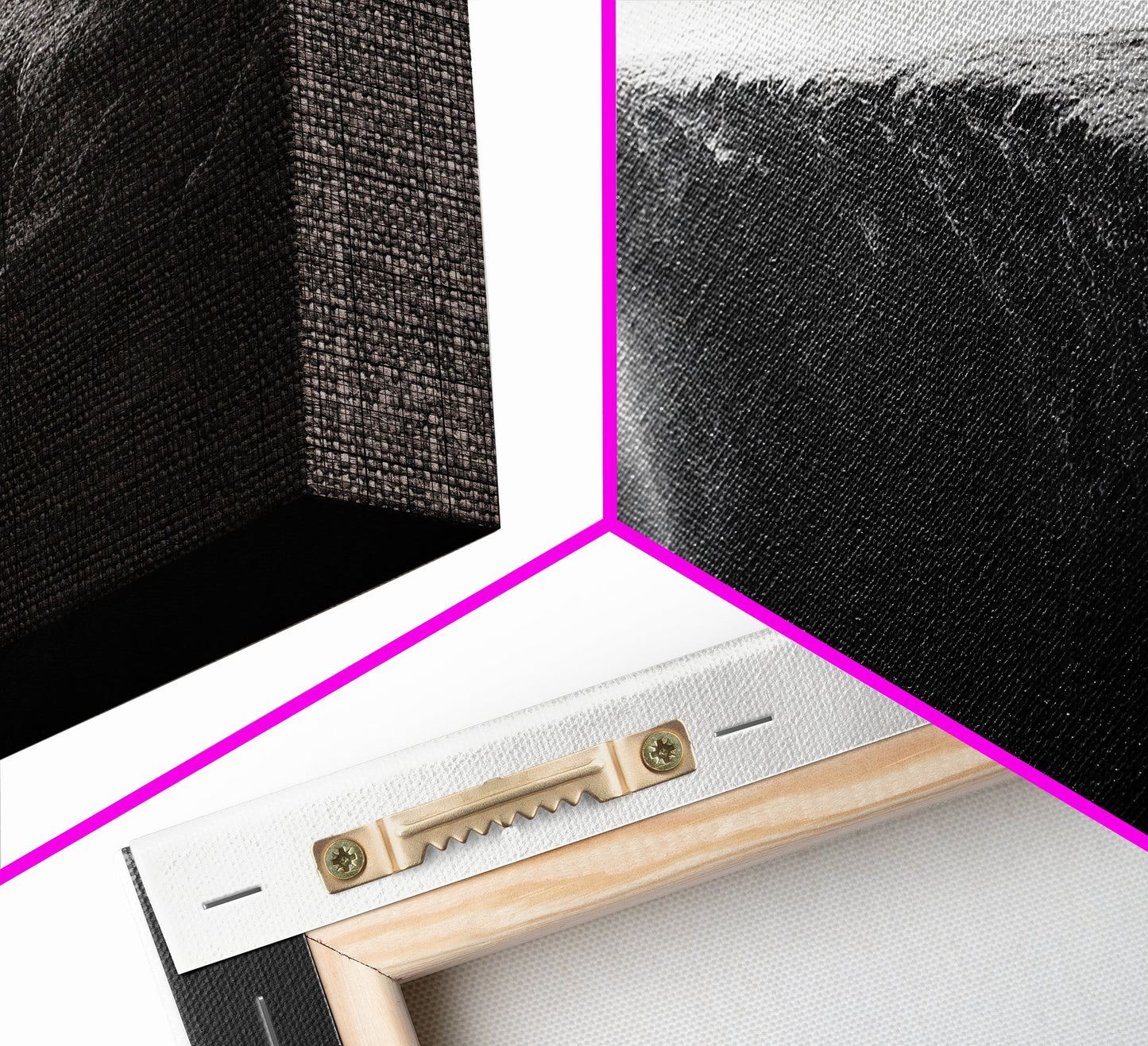 Misty Cliff, Fantasy Landscape, Monochrome Art, Mysterious Edge, Canvas Print, Moody Wall Decor, Bedroom Wall Art, Dark Nature Photography