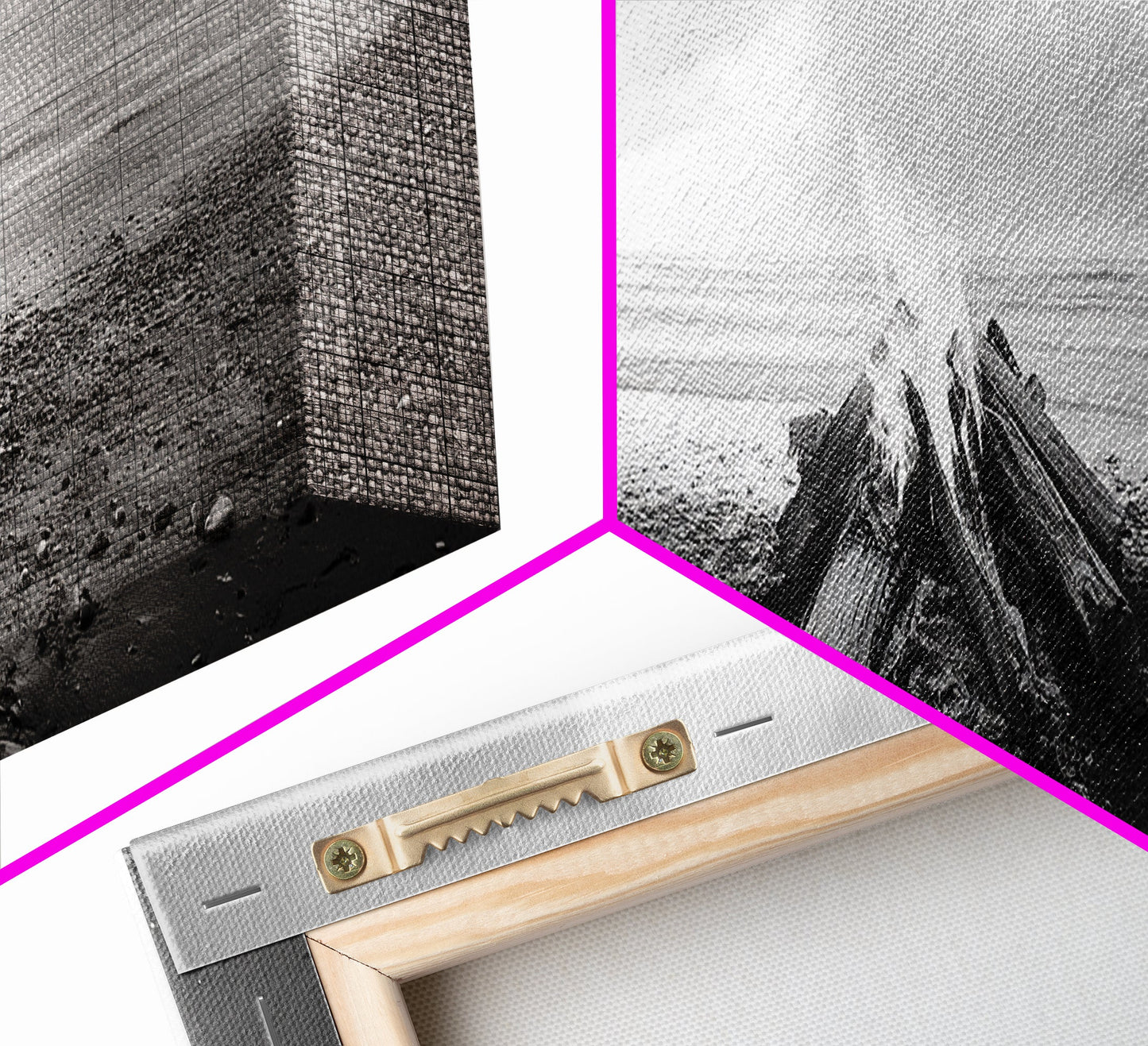 Beach Bonfire, Coastal Glow, Driftwood Fire, Ocean Calm, Framed Canvas Print, Fall Wall Art, Living Room Decor, Nature Photography Style