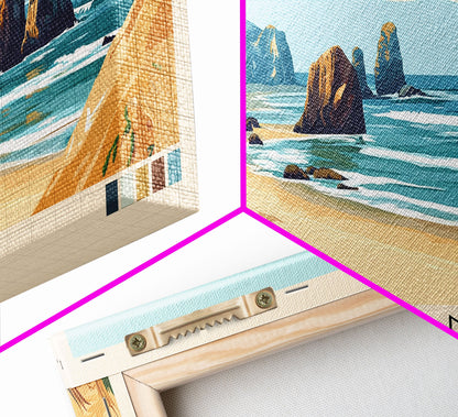 Bandon, Oregon Panoramic Print, Vacation Gift, Oregon Wall Art, Vacation Wall Art, Vacatation Memories, Beach Decor, Beach Or Lakehouse Art