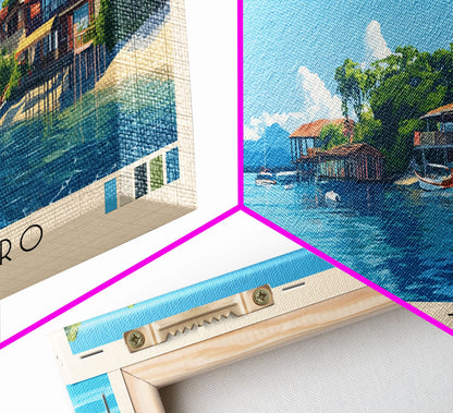 Bocas del Toro , Panamá Panoramic Beach Print, Vacation Gift, Panamá Wall Art, Beach Painting, Beach Decor, Beach Painting