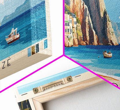 Cala Goloritzé, Italy Panoramic Print, Vacation Gift, Italy Wall Art, Vacation Wall Art, Vacatation Memories, Beach Decor, Beach Or Lakehouse Art