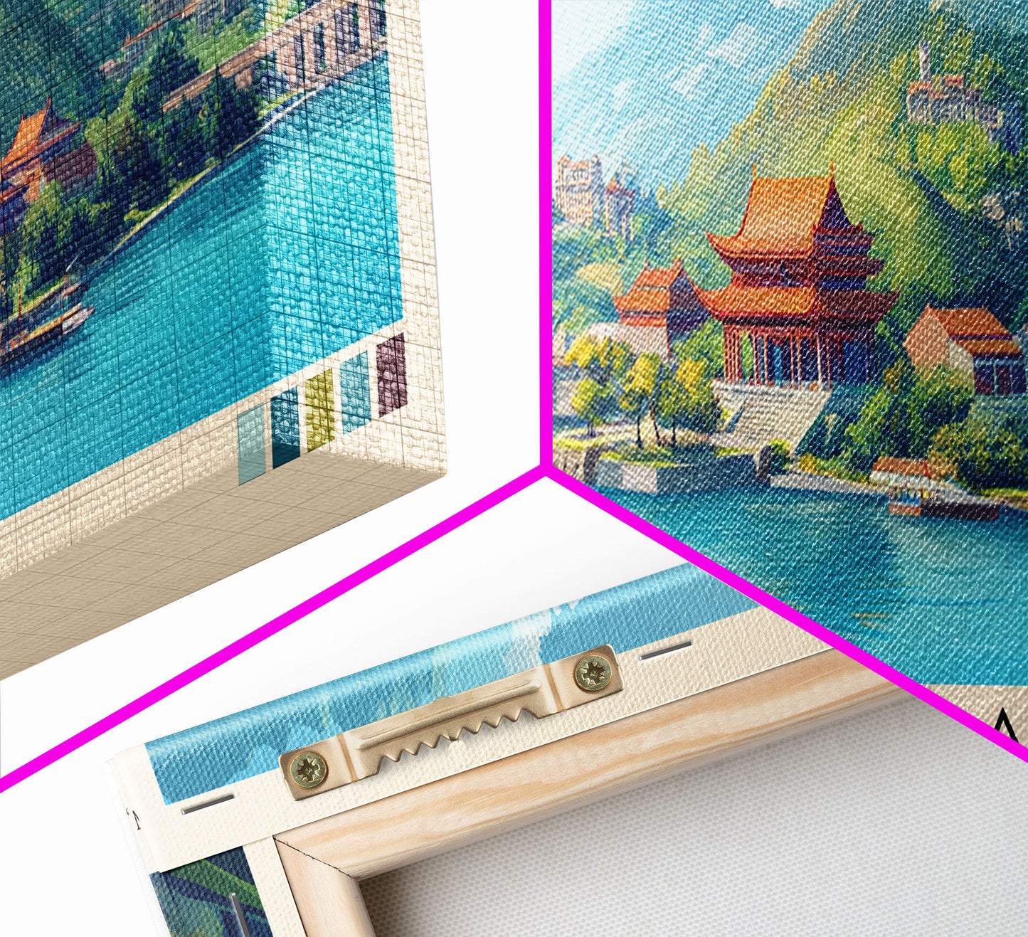 Changdao, China Panoramic Print, Vacation Gift, China Wall Art, Vacation Wall Art, Vacatation Memories, Beach Decor, Beach Or Lakehouse Art