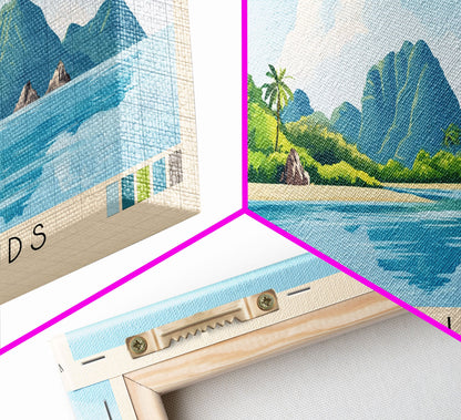 Drunken Islands, Venezuela Panoramic Print, Vacation Gift, Venezuela Wall Art, Vacation Wall Art, Vacatation Memories, Beach Decor, Beach Or Lakehouse Art