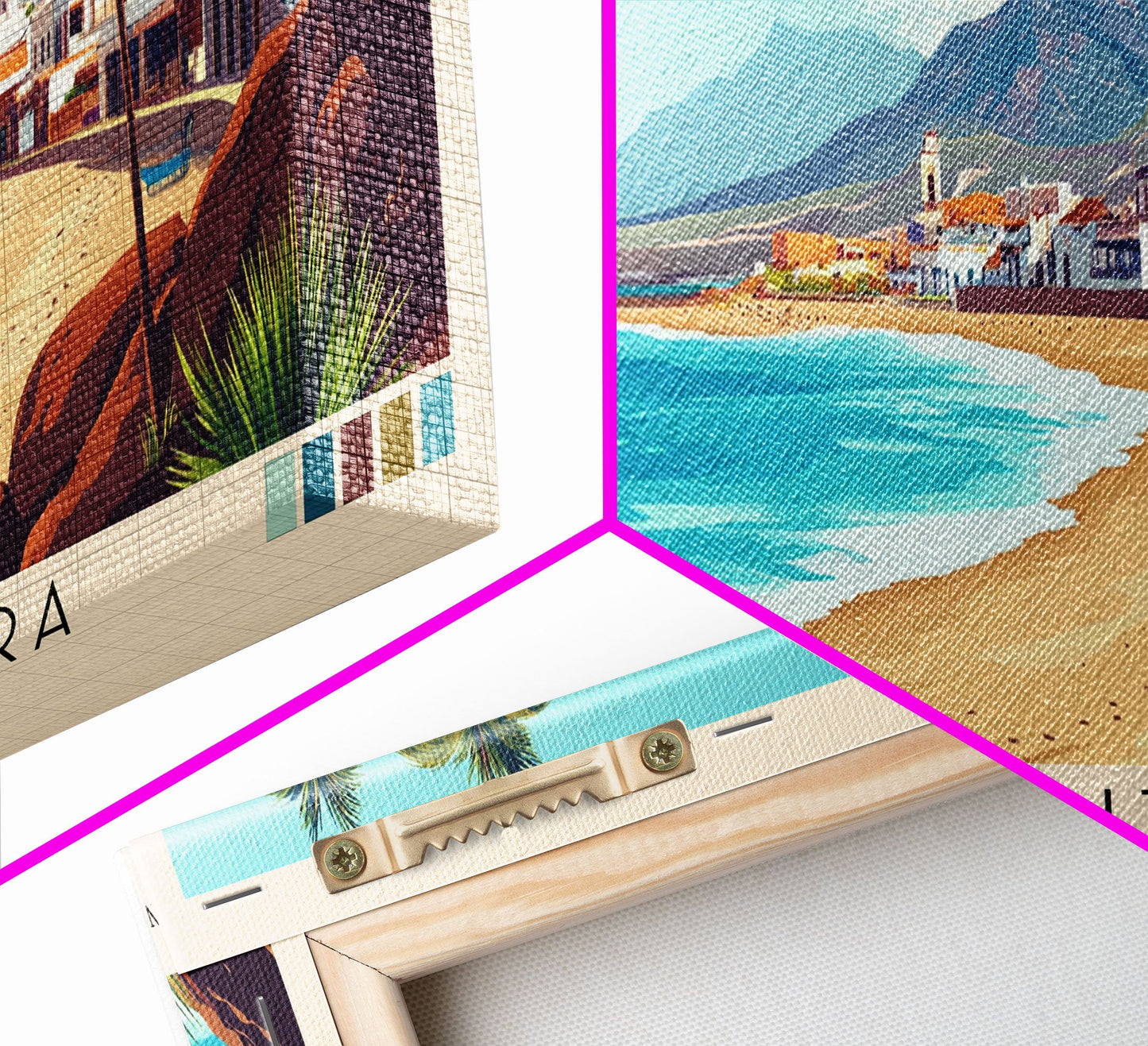Fuerteventura, Spain Panoramic Print, Vacation Gift, Spain Wall Art, Vacation Wall Art, Vacatation Memories, Beach Decor, Beach Or Lakehouse Art