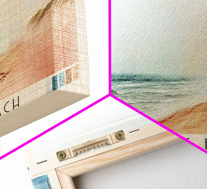 Langeoog Beach, Germany Watercolor Beach Print, Vacation Gift, Germany Wall Art, Beach Painting, Beach Decor, Beach Painting