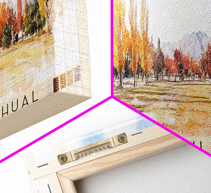 Parque Mapu Lahual, Chile Watercolor Beach Print, Vacation Gift, Chile Wall Art, Beach Painting, Beach Decor, Beach Painting