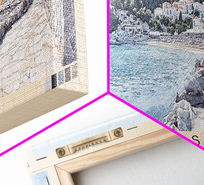 Paxos, Greece Watercolor Beach Print, Vacation Gift, Greece Wall Art, Beach Painting, Beach Decor, Beach Painting