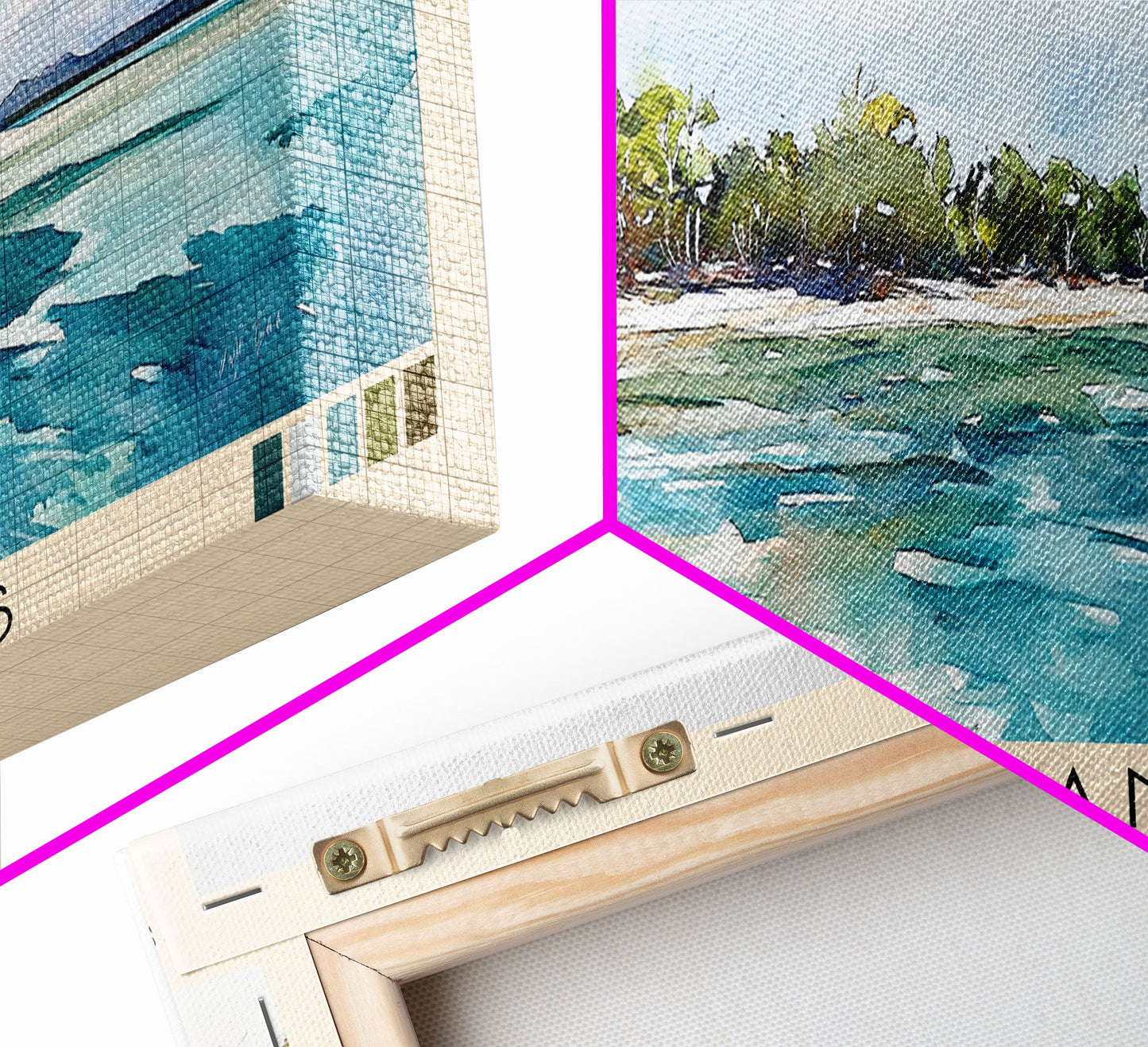 Tiwi Islands, Australia Watercolor Beach Print, Vacation Gift, Australia Wall Art, Beach Painting, Beach Decor, Beach Painting