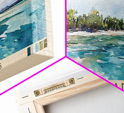 Tiwi Islands, Australia Watercolor Beach Print, Vacation Gift, Australia Wall Art, Beach Painting, Beach Decor, Beach Painting