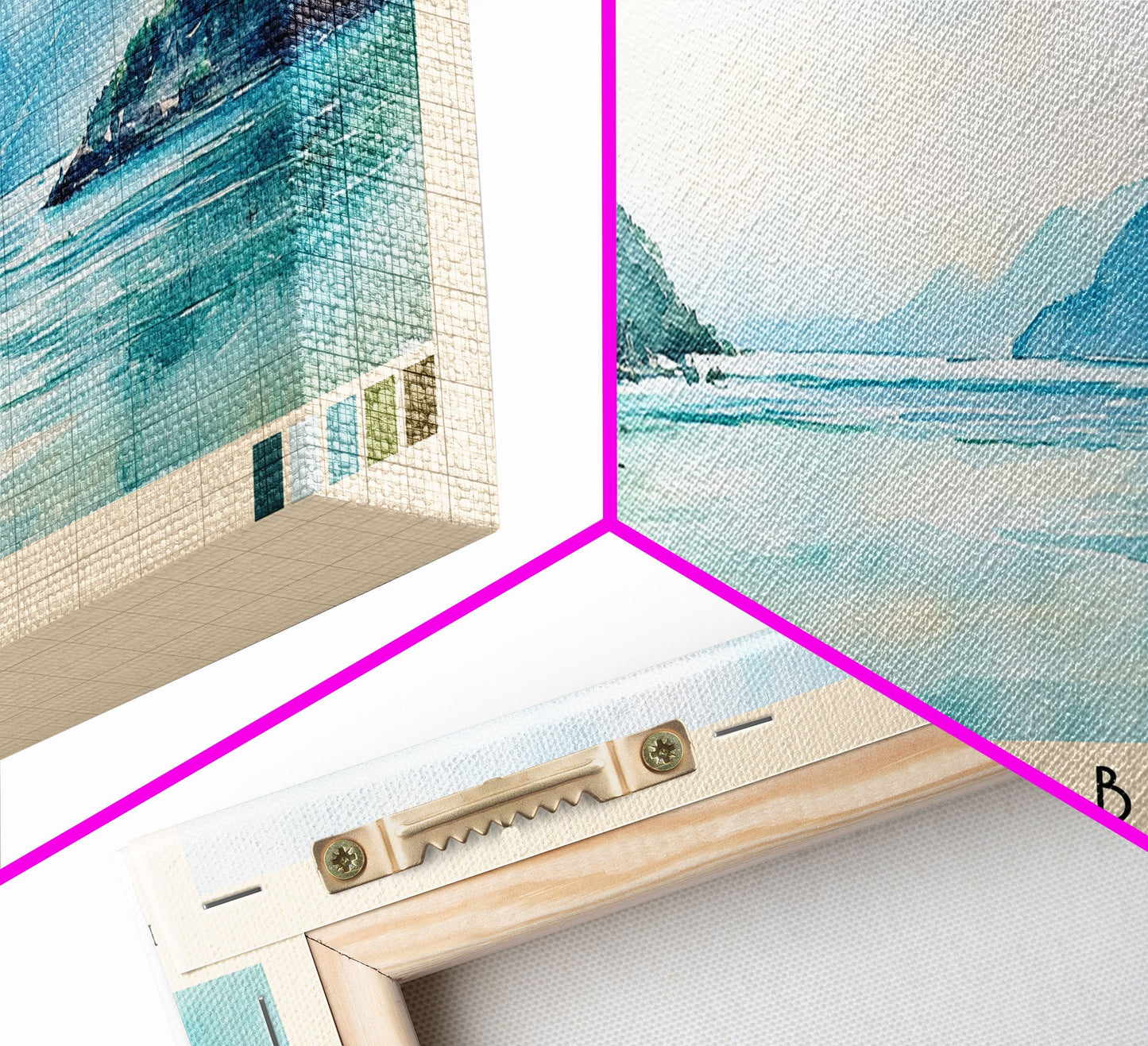 Tubtim Bay, Thailand Watercolor Beach Print, Vacation Gift, Thailand Wall Art, Beach Painting, Beach Decor, Beach Painting