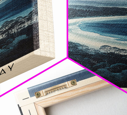 Byron Bay, Australia Watercolor Beach Print, Vacation Gift, Australia Wall Art, Beach Painting, Beach Decor, Beach Painting