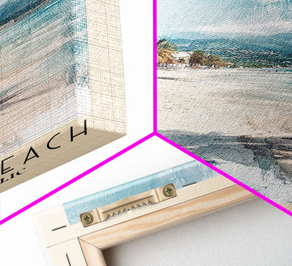 Cabarete Beach, Dominican Republic Watercolor Print, Vacation Gift, Dominican Republic Wall Art, Beach Painting, Beach Decor, Large Wall Art, Wood Frame Art