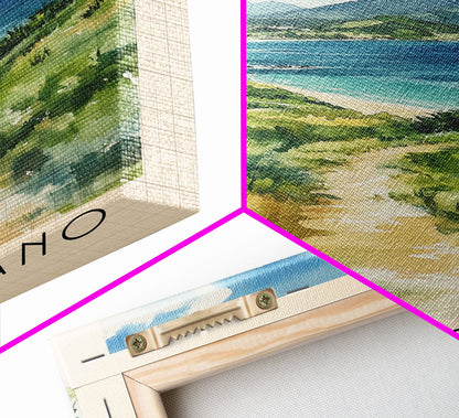 Cape Engano, Philippines Watercolor Beach Print, Vacation Gift, Philippines Wall Art, Beach Painting, Beach Decor, Beach Painting