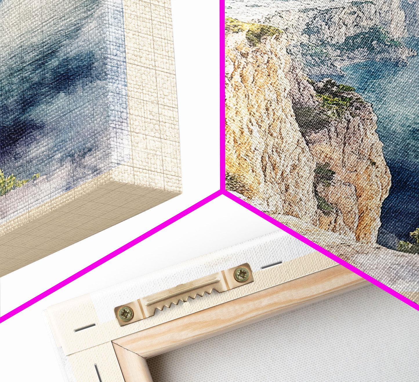 Capri, Italy Watercolor Beach Print, Vacation Gift, Italy Wall Art, Beach Painting, Beach Decor, Beach Painting