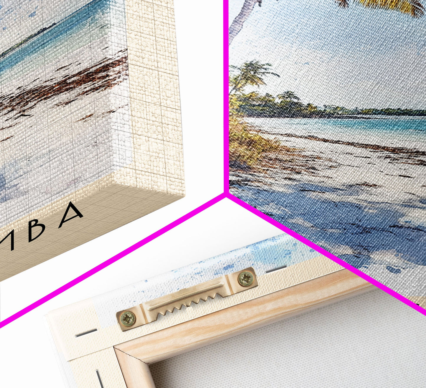 Nosy Kumba, Madagascar Watercolor Beach Print, Vacation Gift, Madagascar Wall Art, Beach Painting, Beach Decor, Beach Painting