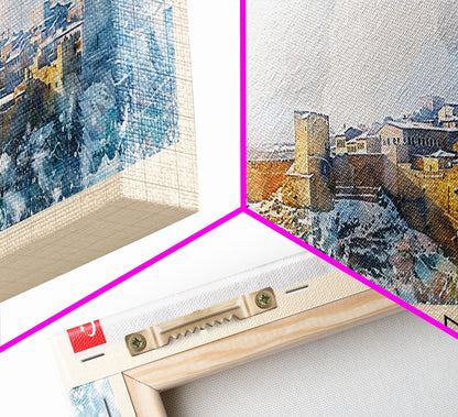 Batman TurkeyPanoramic Travel Poster, Framed Canvas Print or Metal Wall Art, Travel Art, Home Decor, Panoramic Painting, Midcentury Art