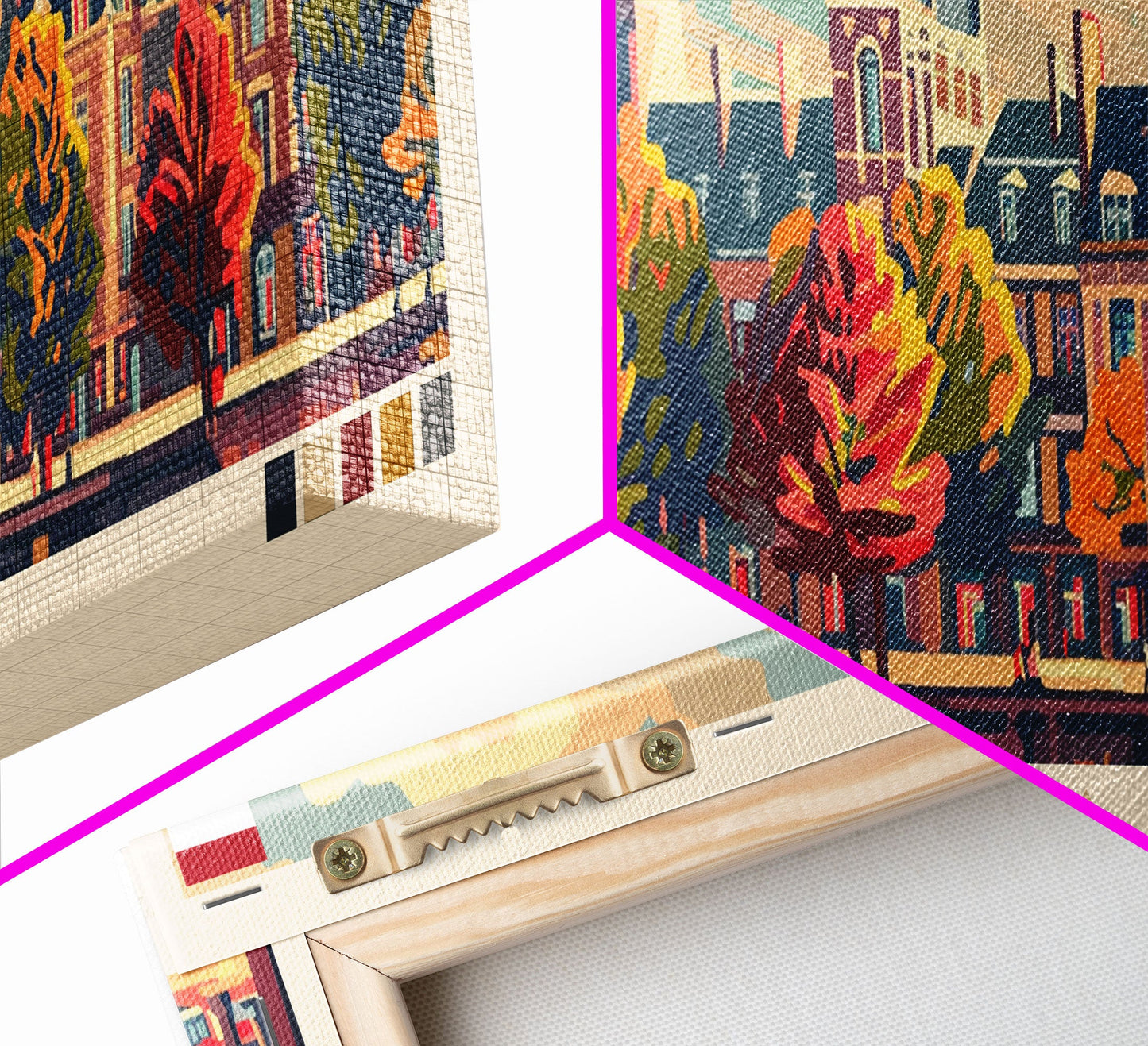 Breda Netherlands Panoramic Travel Poster, Framed Canvas Print or Metal Wall Art, Travel Art, Home Decor, Panoramic Painting, Midcentury Art