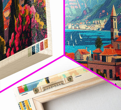 Funchal Portugal Travel Print Wall Art, Panoramic City Art, Travel Art, Wall Decor, Vacation Gift, Framed Canvas Print Or Metal Art