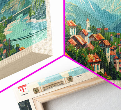 Gori Georgia Travel Print Wall Art, Panoramic City Art, Travel Art, Wall Decor, Vacation Gift, Framed Canvas Print Or Metal Art