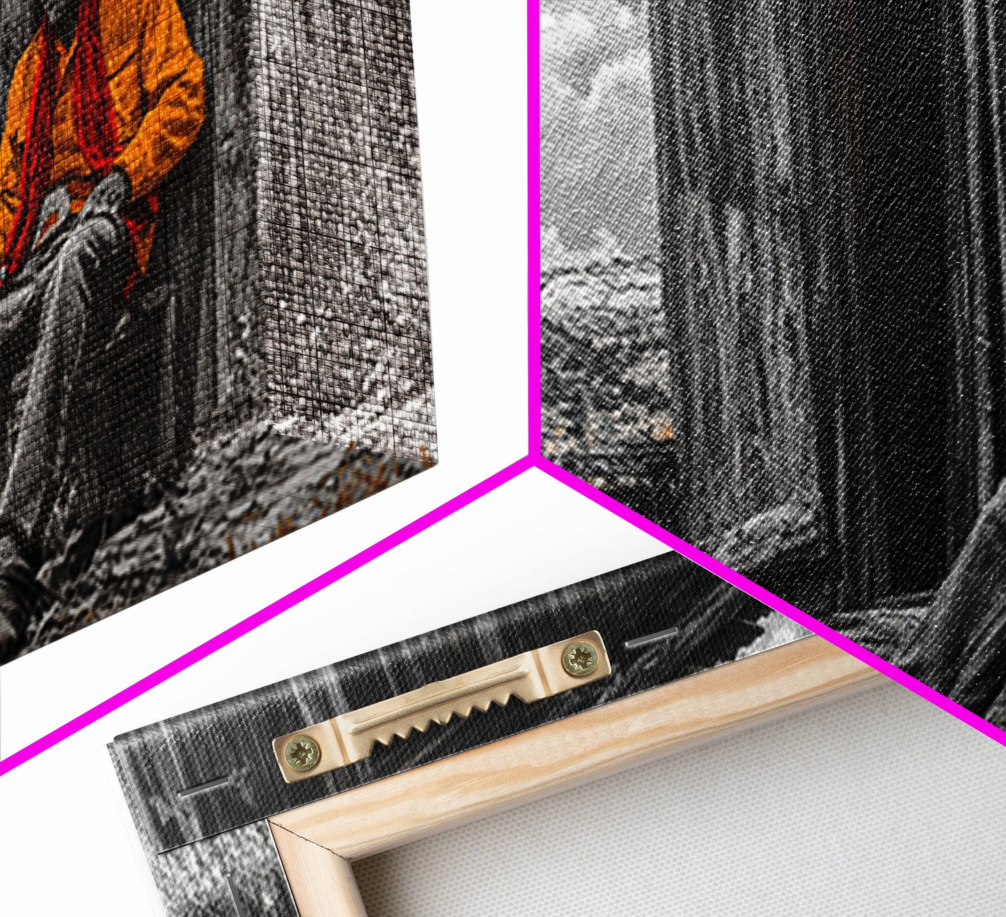 Cowboy Cabin Framed Canvas Print | Rustic Wall Art | Southwest Decor | Chicano Art | Above Couch Art | Moody Art | Western Landscape Art