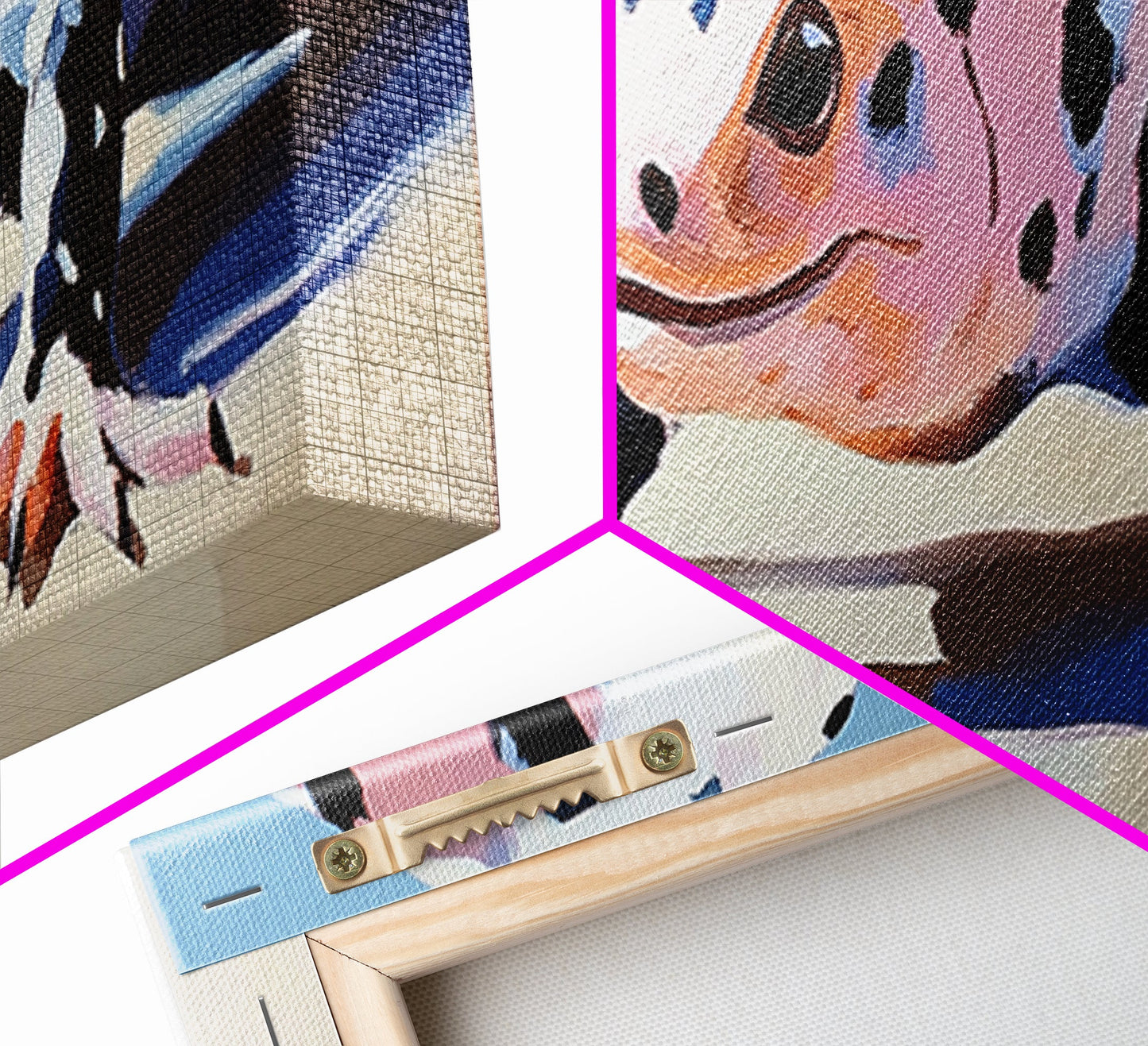 Eidechsenmotiv, gerahmter Leinwanddruck, verspielte Kunst, stimmungsvolle Kunst, extra breites Bild, Südwest-Dekor, rustikale Wandkunst, Bild für über dem Sofa, Geschenkidee