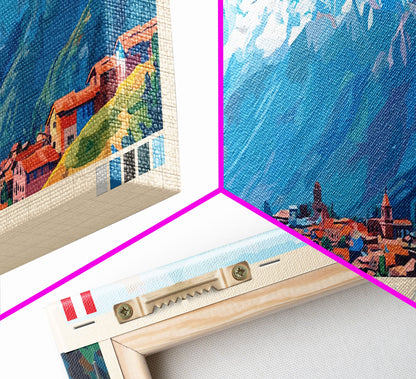 Chincha, Peru Travel Poster Panoramic Canvas Print, Chincha, Peru Painting, Peru Art, Chincha Travel Art, Guest Room Painting