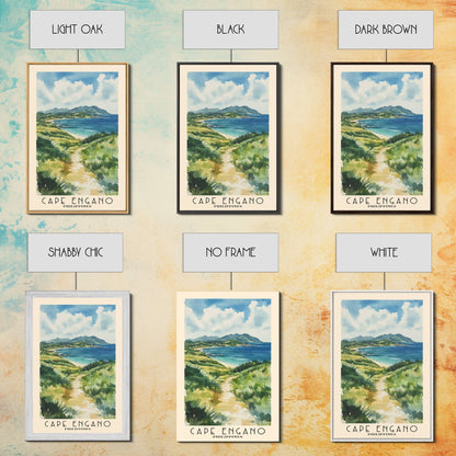 Cape Engano, Philippines Watercolor Beach Print, Vacation Gift, Philippines Wall Art, Beach Painting, Beach Decor, Beach Painting