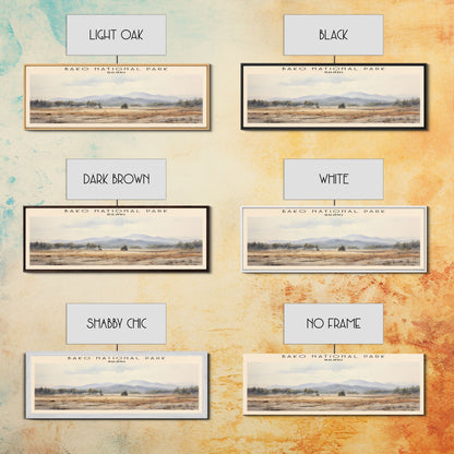 Bako National Park Travel Poster Print, Framed Canvas Wall Art, Metal Wall Art, Malaysia art, Gift For Him, Travel Wall Art, Travel Lover Gift