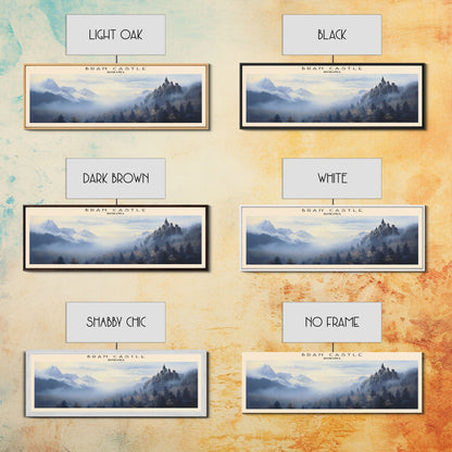 Bran Castle Travel Poster Print, Framed Canvas Wall Art, Metal Wall Art, COUNTRY art, Gift For Him, Travel Wall Art, Travel Lover Gift