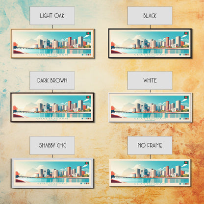 Chattogram, Bangladesh Travel Poster Panoramic Canvas Print, Chattogram, Bangladesh Painting, Bangladesh Art, Chattogram Travel Art, Guest Room Painting