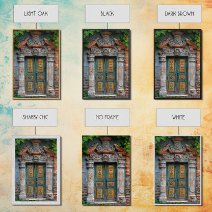 Change223 Colorful Indian Architecture Canvas Print, Traditional Art if India, Photography Print, Indian Wall Art, Living Room Decor