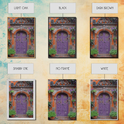 Change34 Architecture Print, 19th Century Architecture Photography, Mexico City Wall Art, Wood Framed Canvas Print