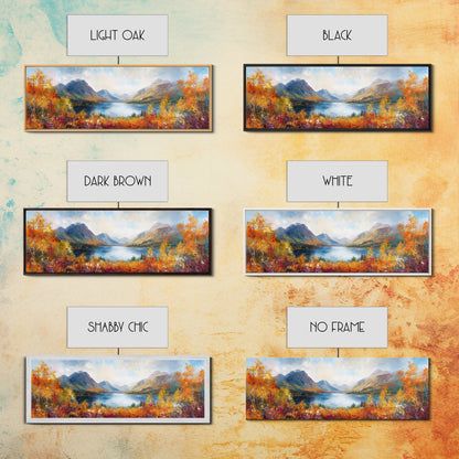 Modern Wall Art Print - Abstract Oil Painting Landscape Canvas Print - Extra Large Wall Art - Canvas Wall Art - Oversized Art