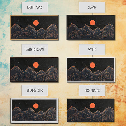 Retro Abstract Art, Art Deco Style, Atomic Age Inspired Wall Art, Pueblo Style Southwestern Art