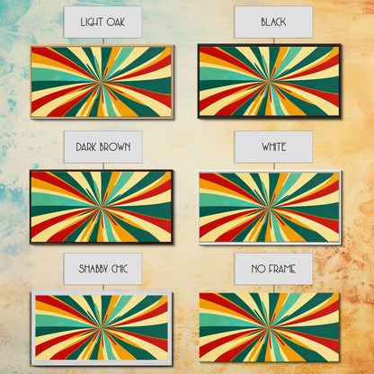 Modern Abstract Mid-Century Wall Art Original Design, Giclee Canvas Print Modern Home Decor, Retro Art