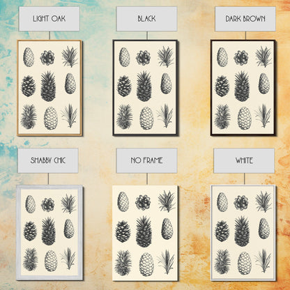 Christmas Pine Cones Canvas Print - Framed Canvas - Minimalist Christmas Art - Boho Christmas Art - Rustic Christmas Art - Pinecone Painting