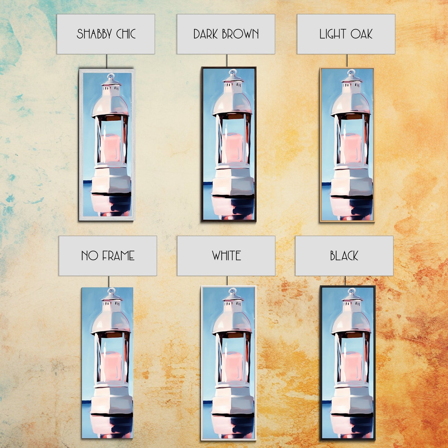 Lantern Glow, Nautical Artwork, Cozy Ambiance, Minimalist Coastal, Canvas Print, Beach House Wall Art, Warm Aesthetic, Living Room Decor