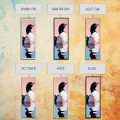 Loon, Water Bird, Wildlife, Nature Wall Art, Cabin Decor, Lake House Art, Animal Portrait, Minimalist Painting, Canvas Print