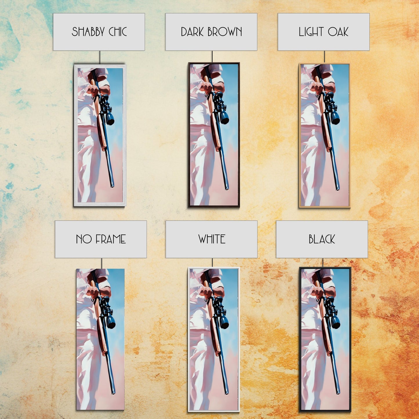 Sniper, Tactical Art, Framed Canvas Print, Military Inspired Decor, Dark Aesthetic, Action Movie Art, Office or Man Cave Wall Art