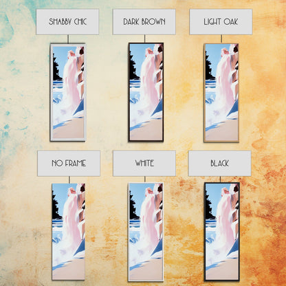 Waterfall Scene, Sunset Cascade, Nature Landscape, Framed Canvas Print, Adventure Art, Outdoor Escape, Mountain Home Decor, Office Wall Art