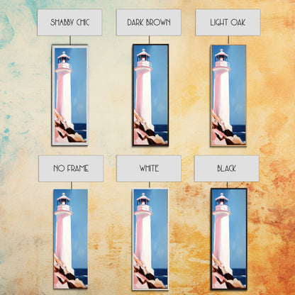 Lighthouse Serenity, Coastal Escape, Ocean Calm, Canvas Print, Nautical Wall Art, Minimalist Decor, Beach House Aesthetic, Office Art