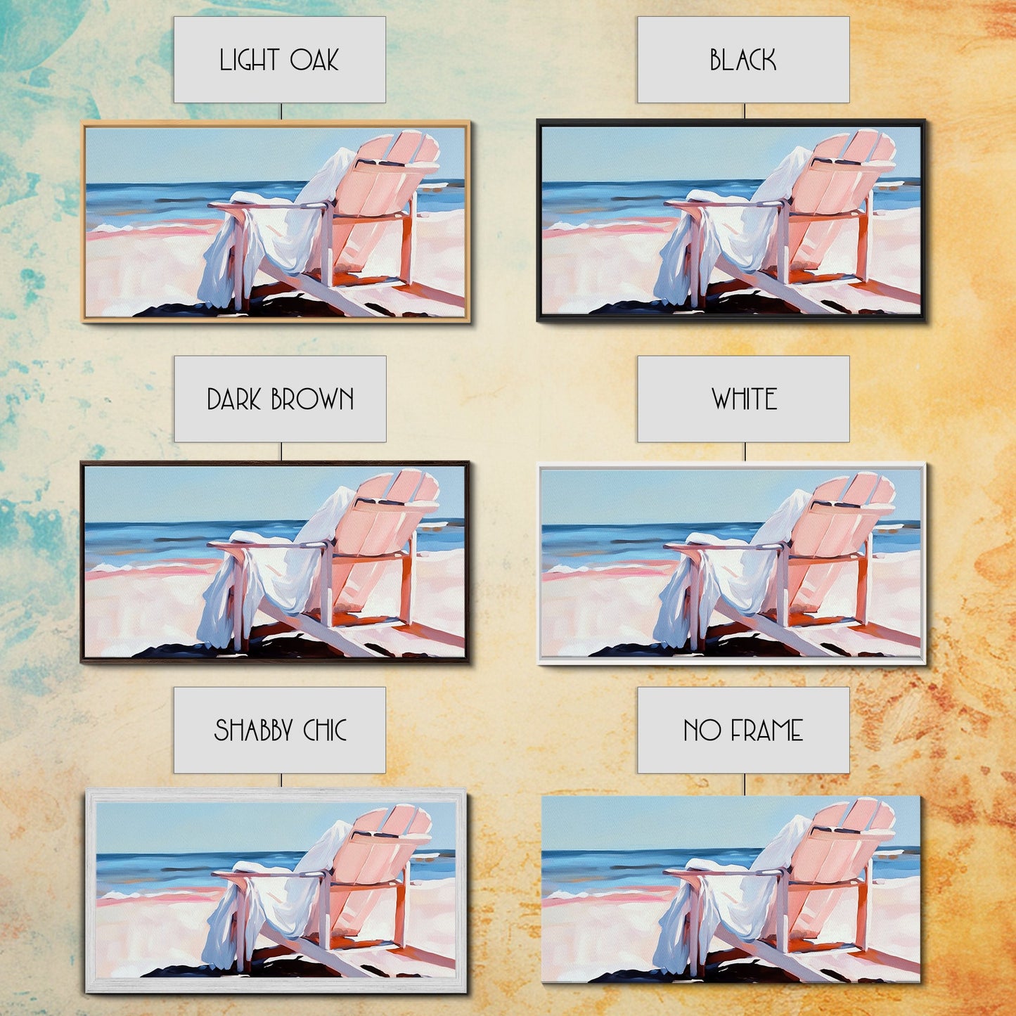 Beach Chair, Ocean View, Coastal Relaxation, Serene Seaside Art, Nautical Home Decor, Pastel Aesthetic, Living Room Wall Art, Canvas Print