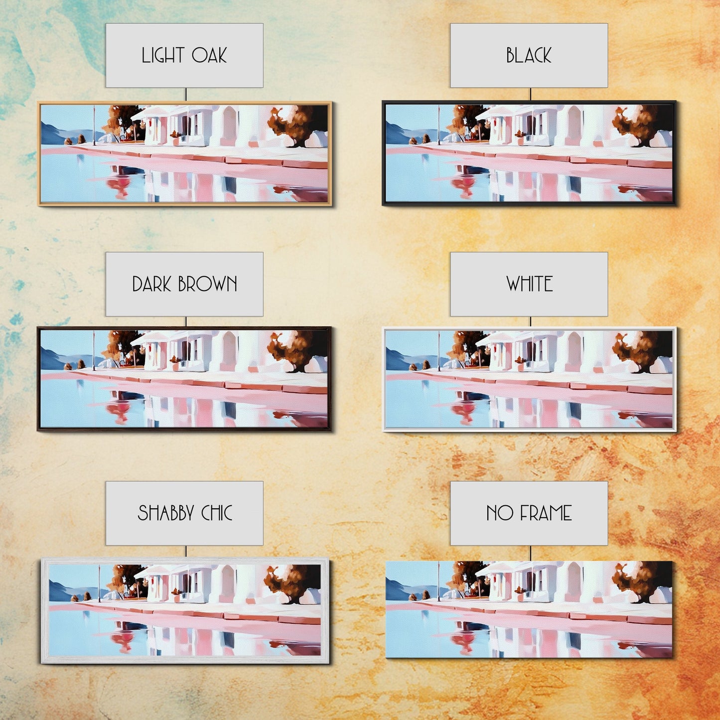 Lakeside House, Reflections, Peaceful Landscape, Canvas Print, Serene Wall Art, Modern Home Decor, Minimalist Artwork, Living Room Accent