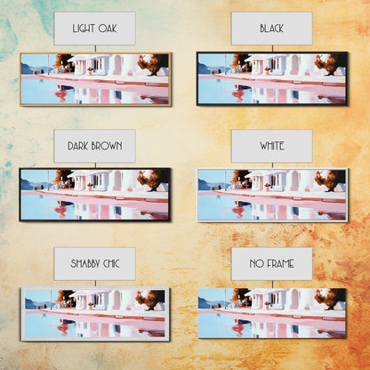 Lakeside House, Reflections, Peaceful Landscape, Canvas Print, Serene Wall Art, Modern Home Decor, Minimalist Artwork, Living Room Accent