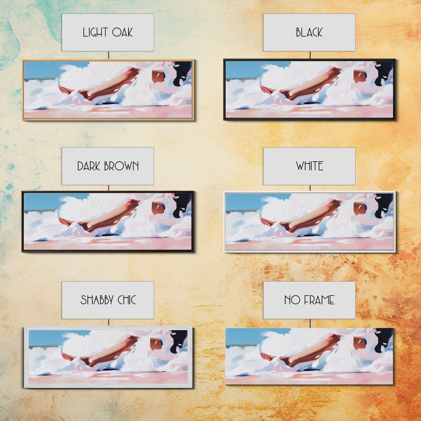 Ocean Waves, Soft Sand, Relaxing Beach, Canvas Print, Coastal Home Decor, Minimalist Seascape, Tranquil Wall Art, Bedroom Artwork