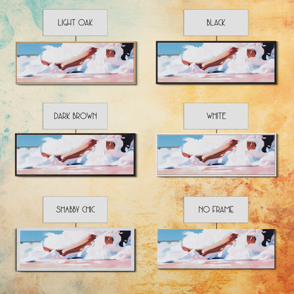 Ocean Waves, Soft Sand, Relaxing Beach, Canvas Print, Coastal Home Decor, Minimalist Seascape, Tranquil Wall Art, Bedroom Artwork