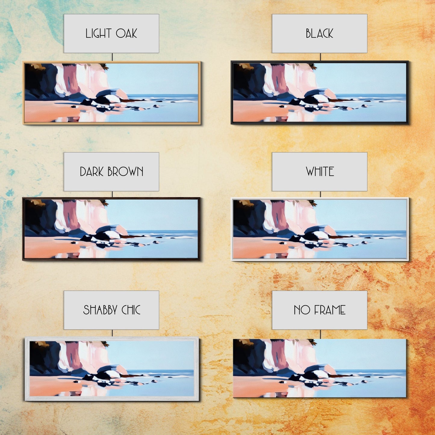 Seascape, Cliffside Waves, Coastal Art, Ocean Landscape, Canvas Print, Nautical Decor, Living Room Art, Boho Wall Art, Beach House Style