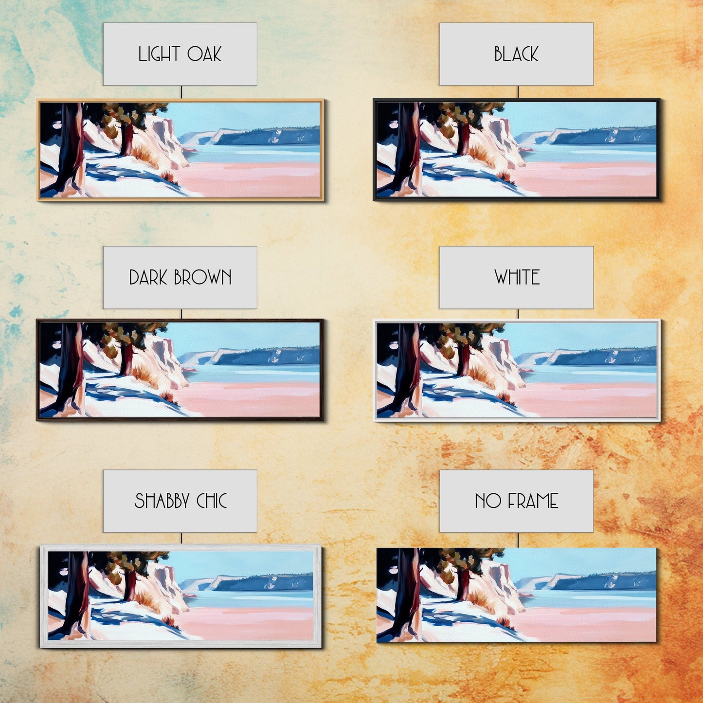 Lakeside Pines, Tranquil Forest Art, Nature Wall Decor, Framed Canvas Print, Minimalist Landscape, Serene Blue Tones, Office Wall Art